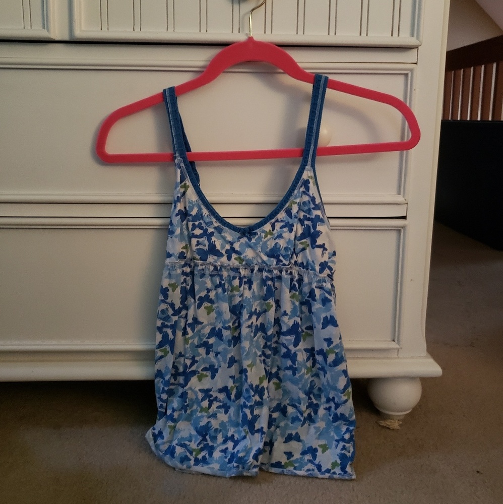 Blue Butterfly Tank